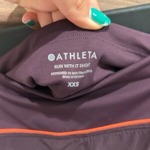 Athleta Women's Athletic Shorts - Dark Purple